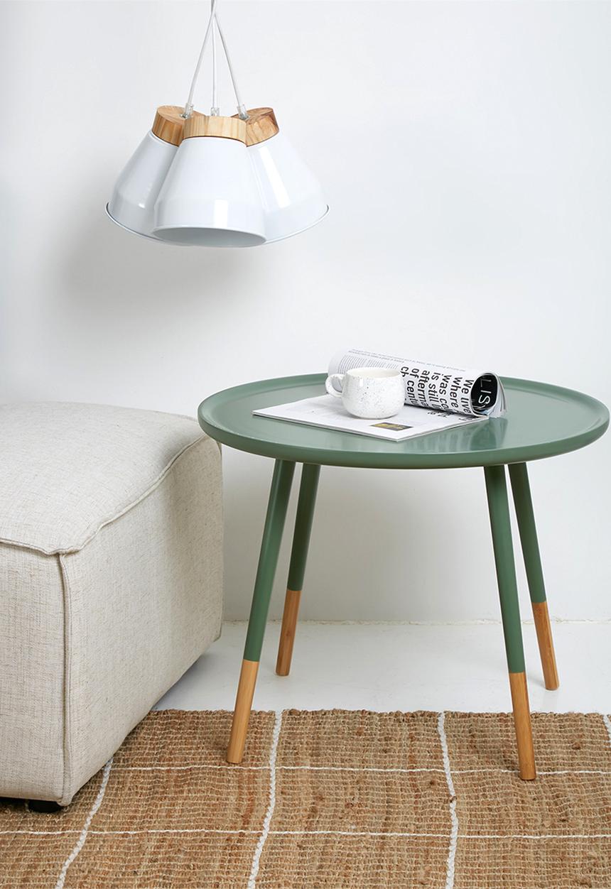 Sixth Floor - Cluster pendant - white/wood