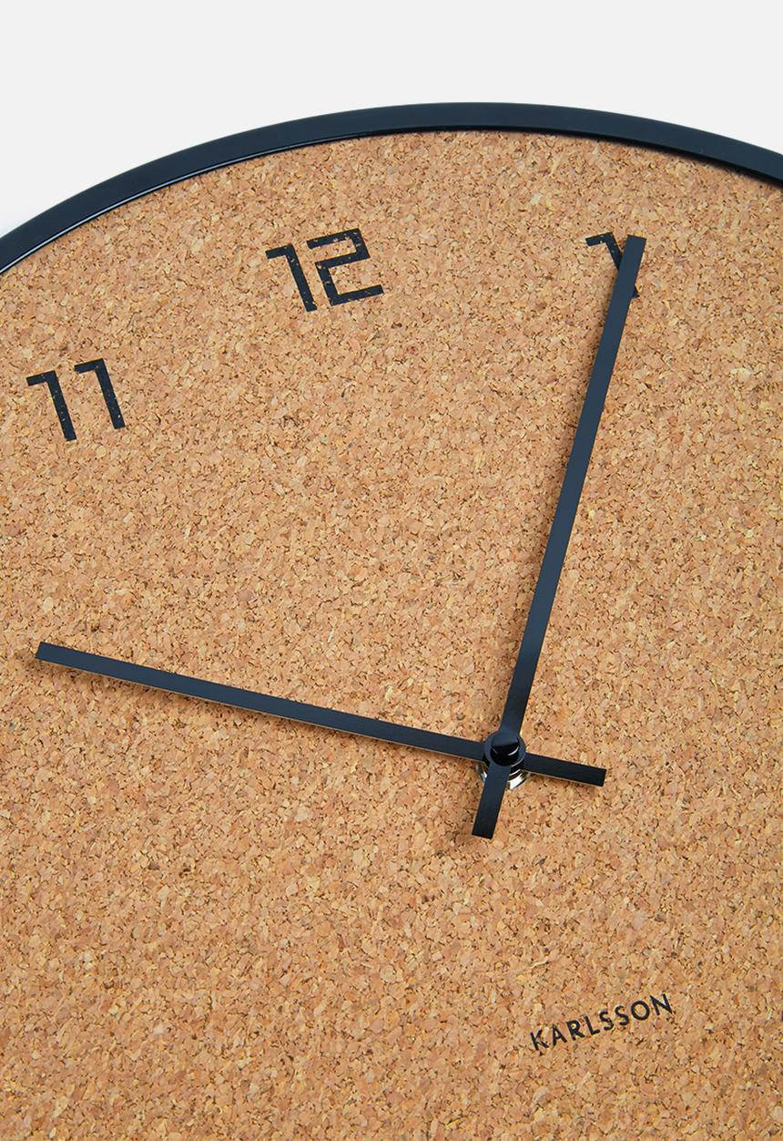 Present Time - Modest wall clock - black