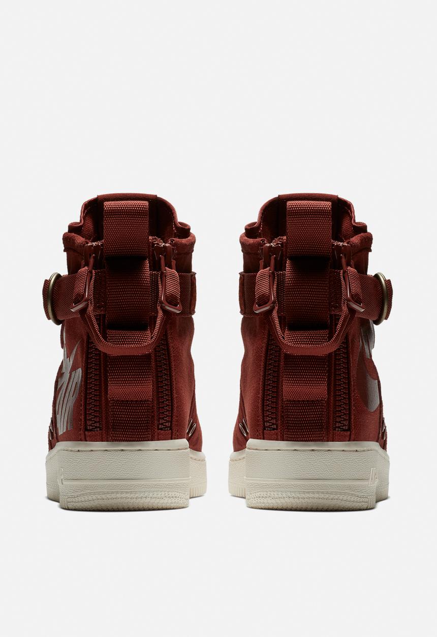 Nike - Nike SF Air Force 1 Mid - Pueblo Brown / Dark Russet