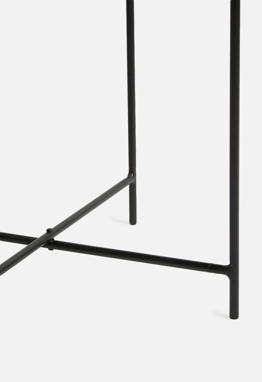 Present Time - Terrazzo side table - black
