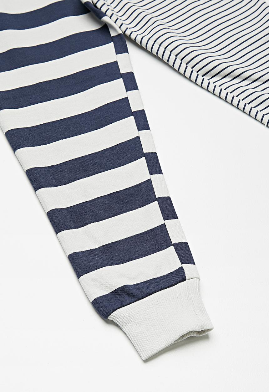 Cotton On - Kids Lewis track pants - navy & white