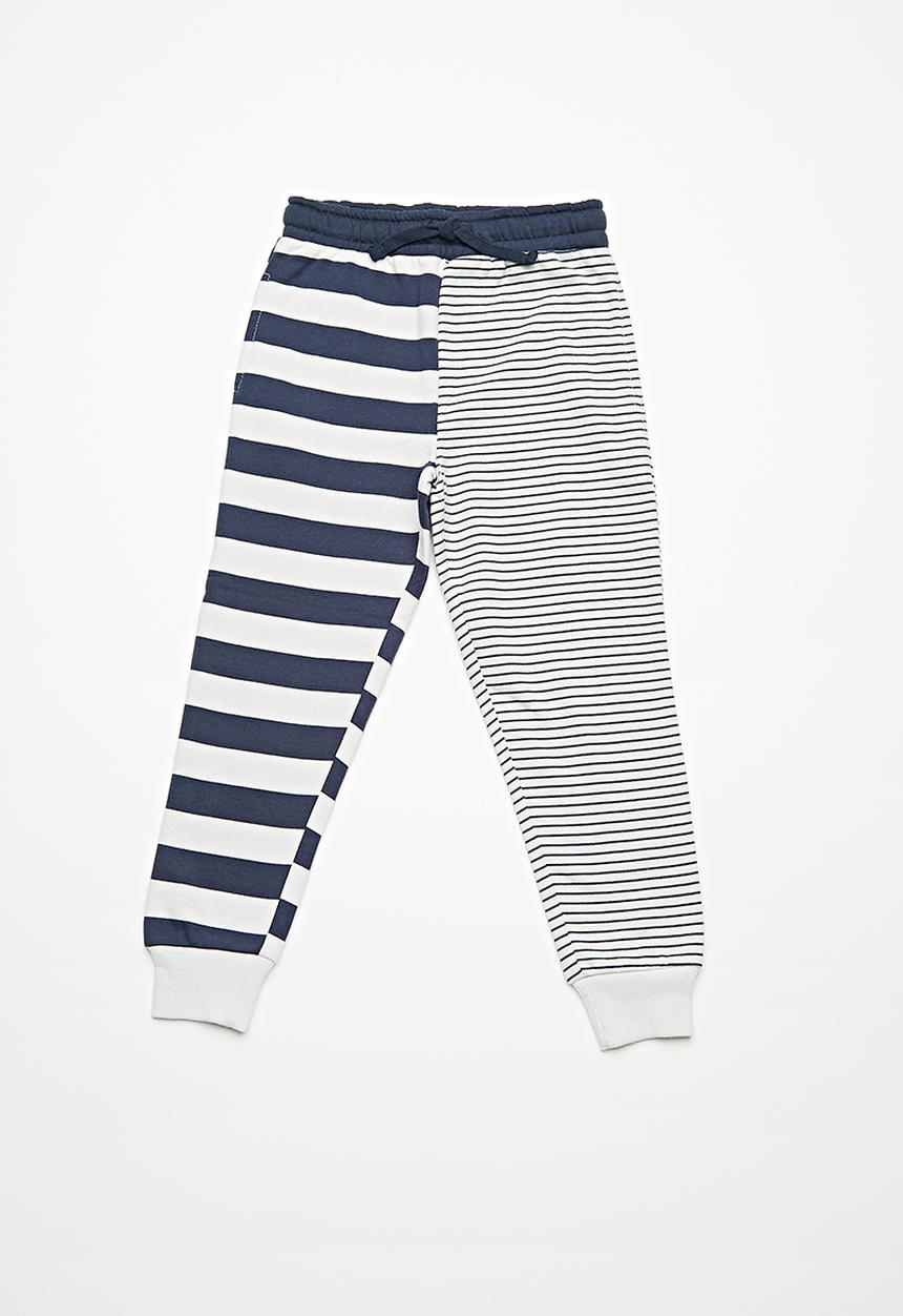 Cotton On - Kids Lewis track pants - navy & white