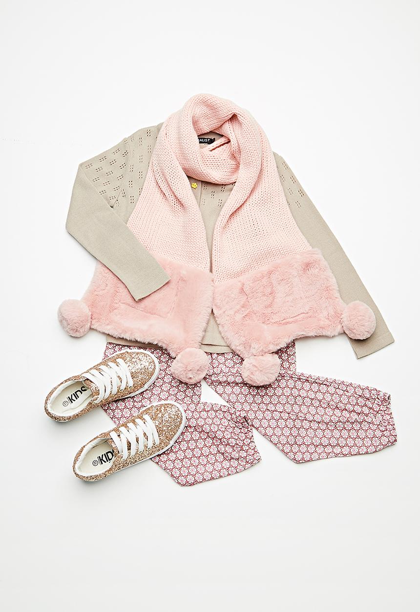 Cotton On - Kids pocket scarf - pink