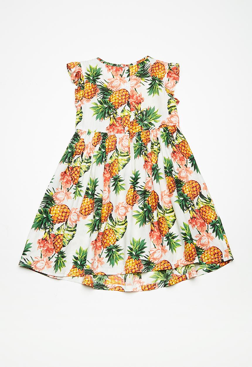 MINOTI - Kids girls AOP dress - multi 