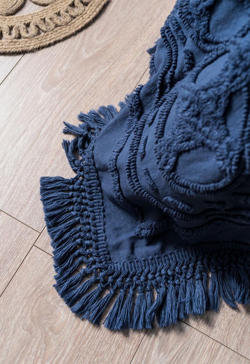 Linen House - Somers bed cover - navy 