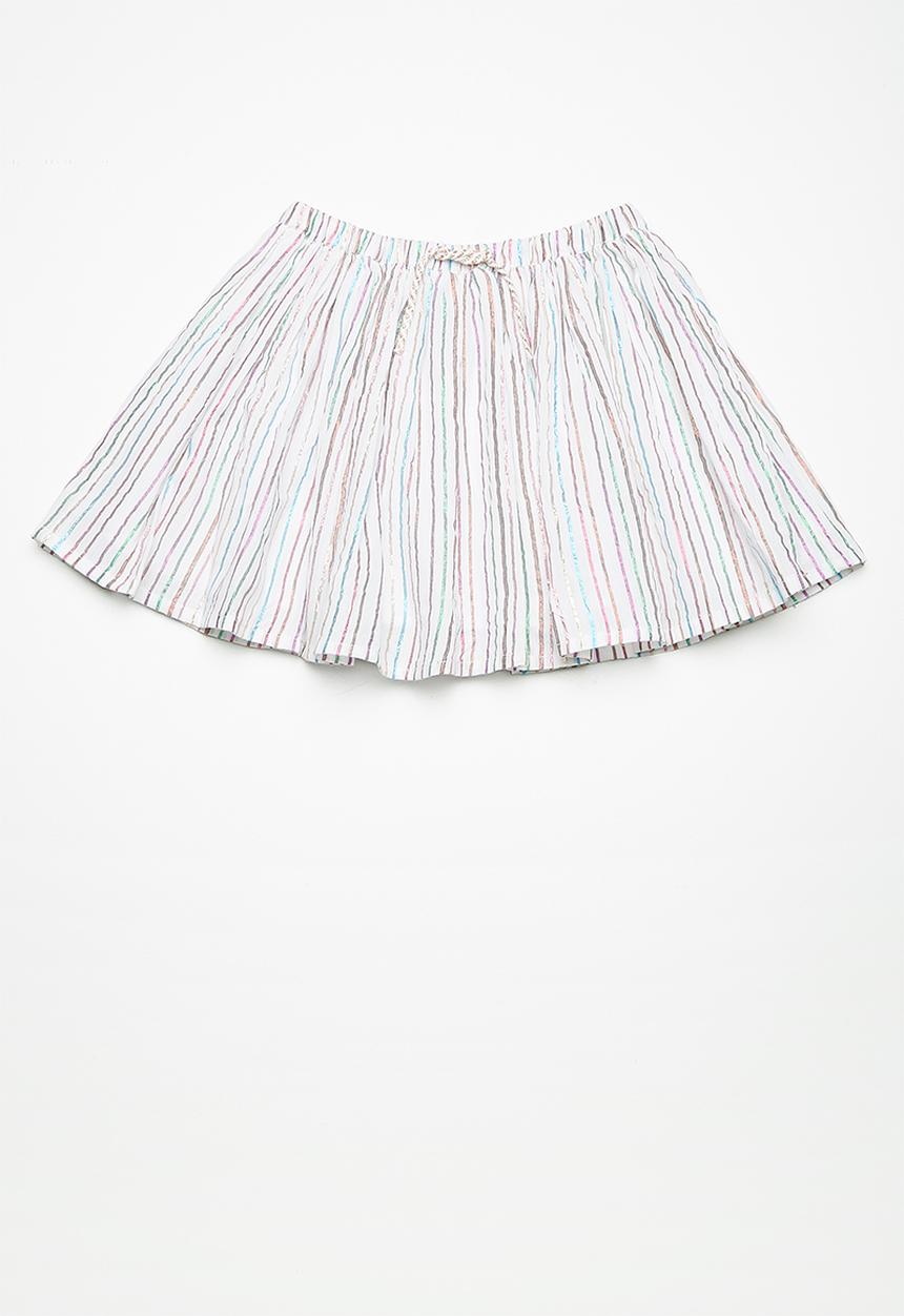 MINOTI - Kids girls candy stripe skirt - multi 