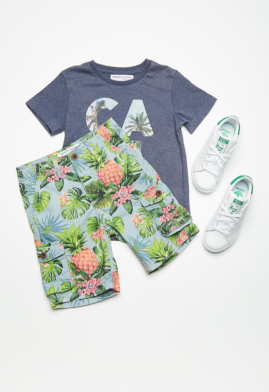 MINOTI - Kids boys AOP woven shorts - mutli 