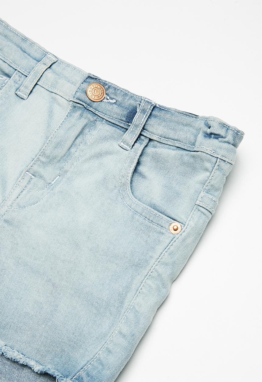 MINOTI - Kids girls denim shorts - blue 