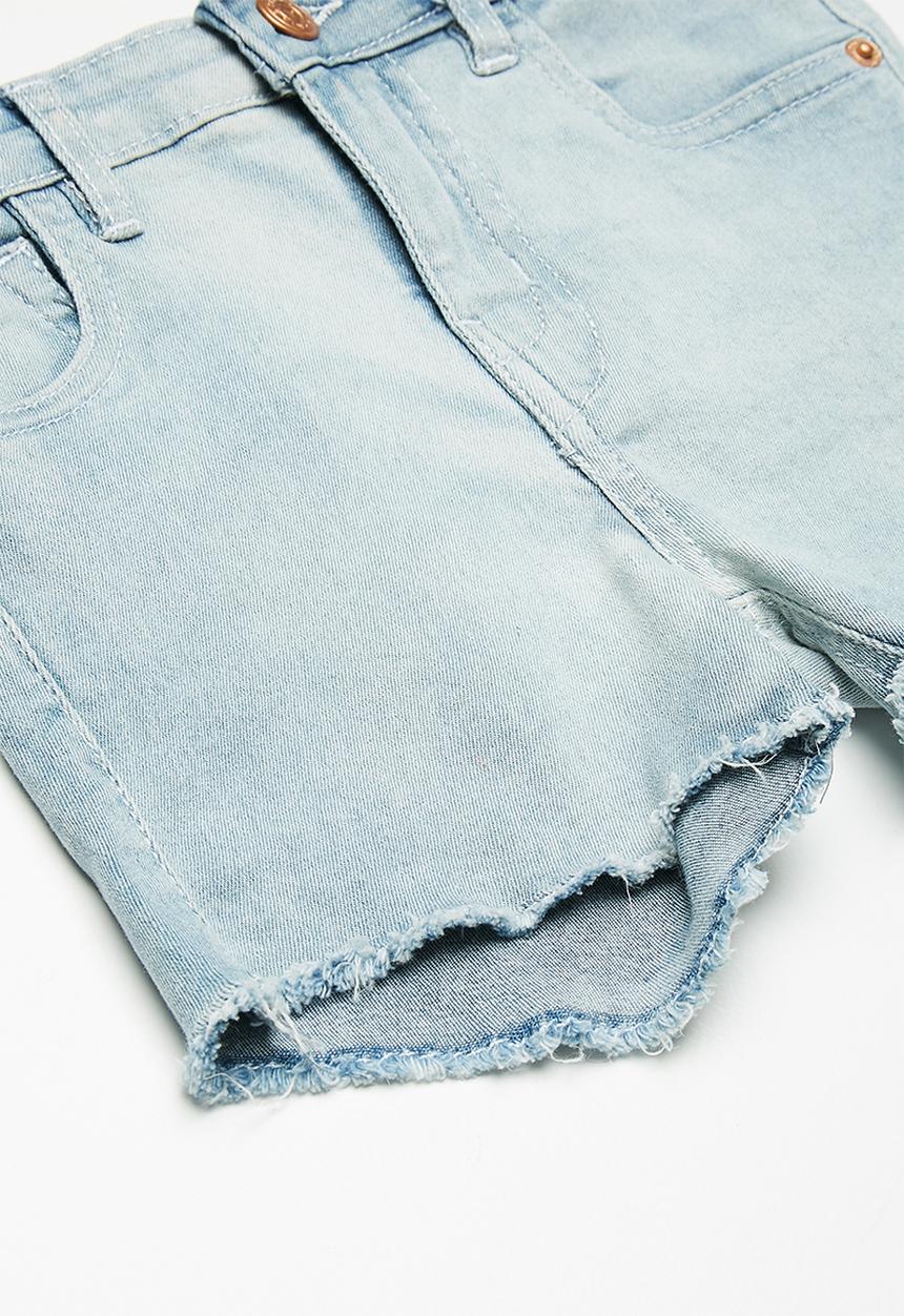 MINOTI - Kids girls denim shorts - blue 