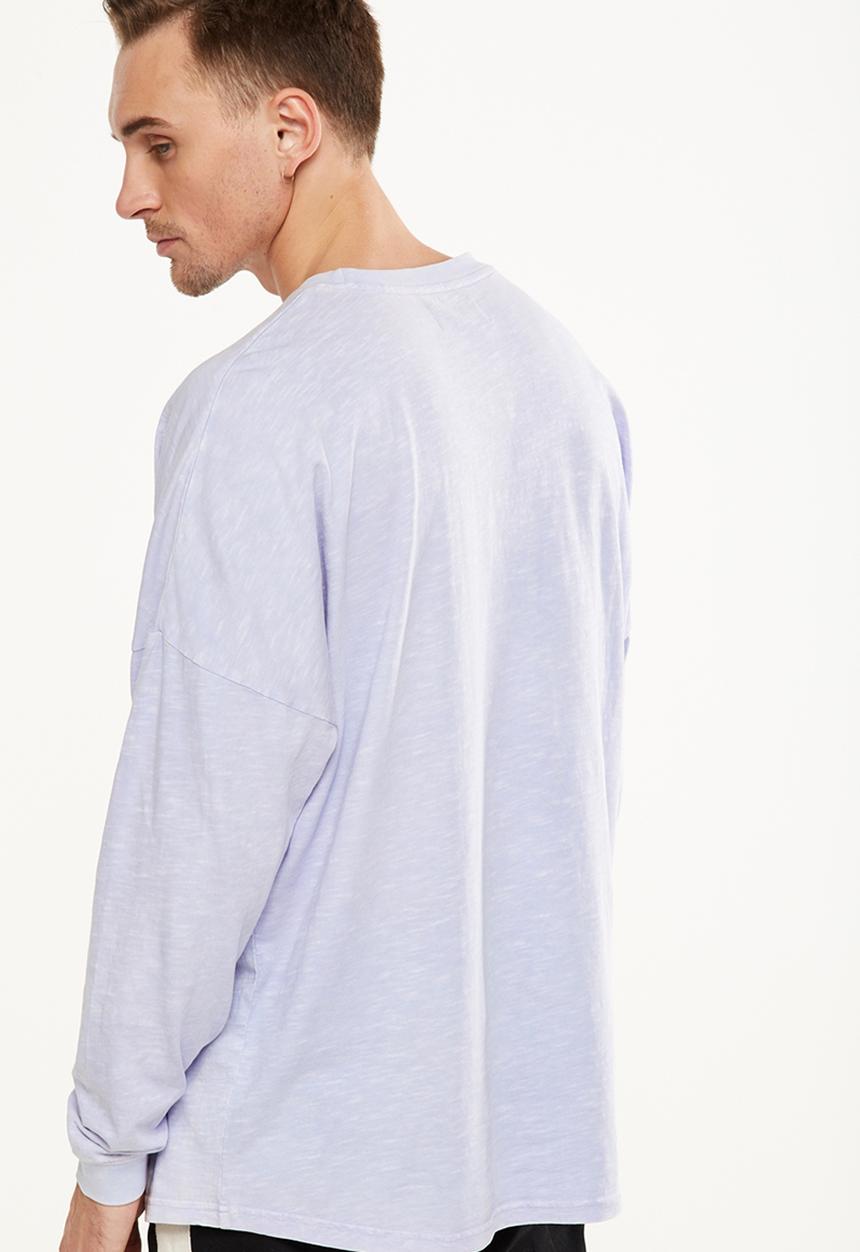 Cotton On - Drop shoulder long sleeve tee - purple 