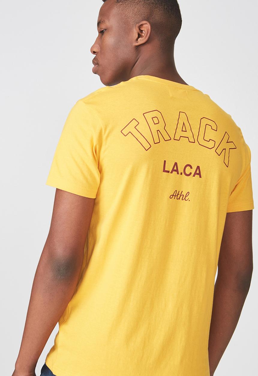 Cotton On - Tbar short sleeve tee - yellow 