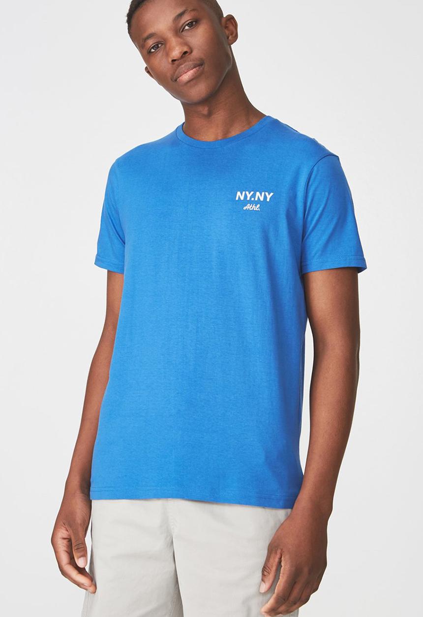 Cotton On - Tbar short sleeve tee - blue