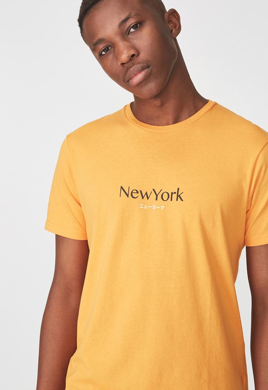 Cotton On - Tbar short sleeve tee - orange 