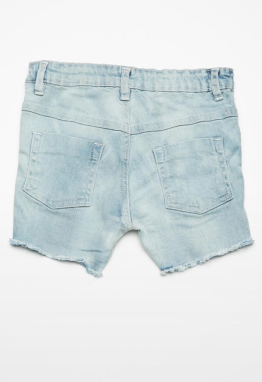 MINOTI - Kids girls denim shorts - blue 