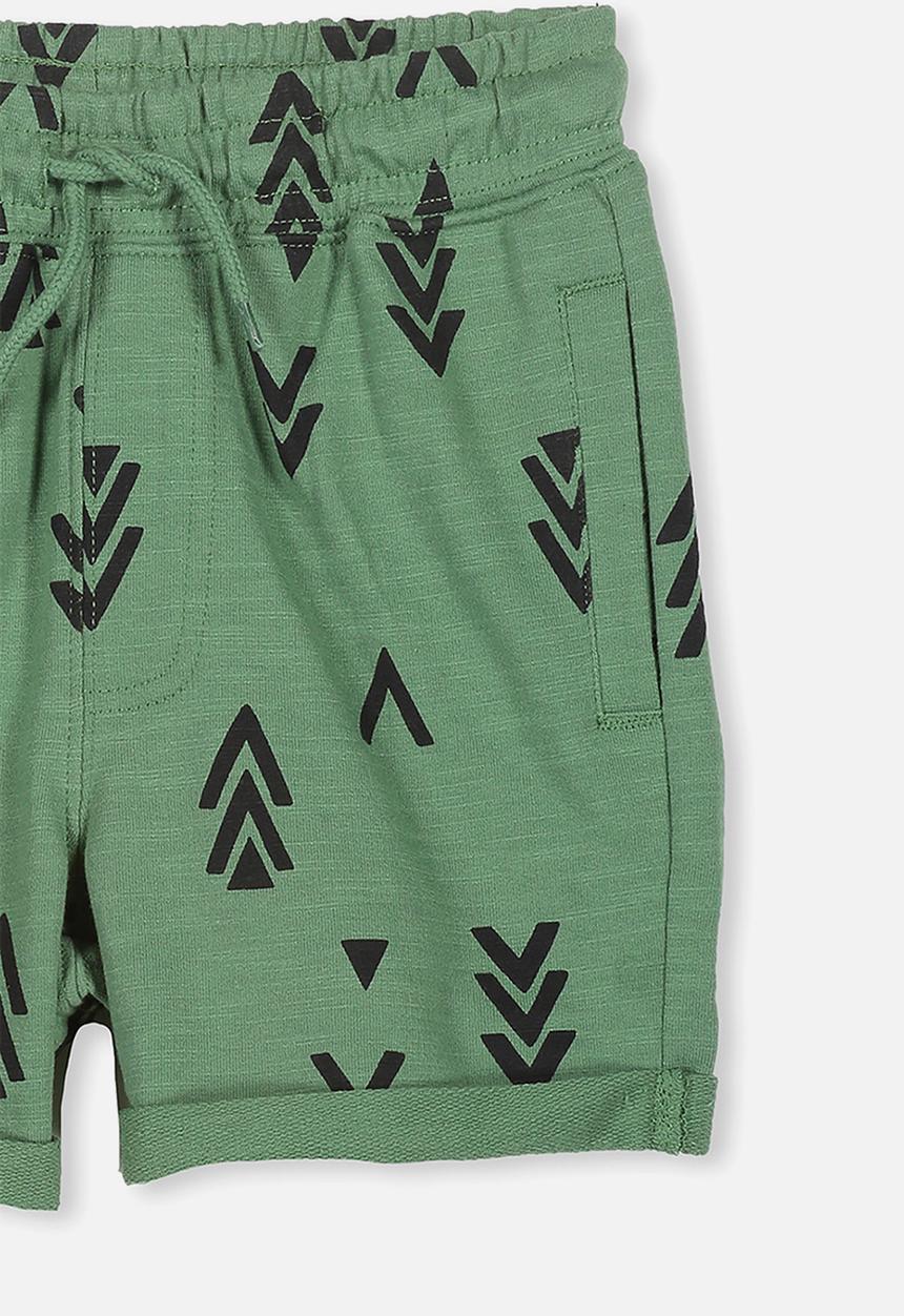 Cotton On - Henry slouch shorts - green