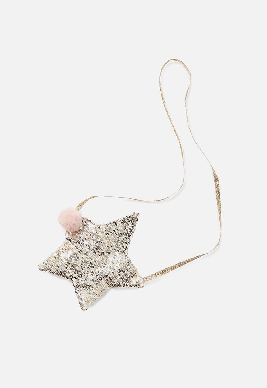 Cotton On - Sparkle star bag - gold 