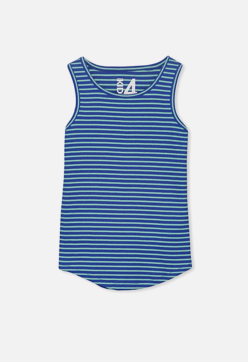 Cotton On - Brooke singlet  sleeveless - blue