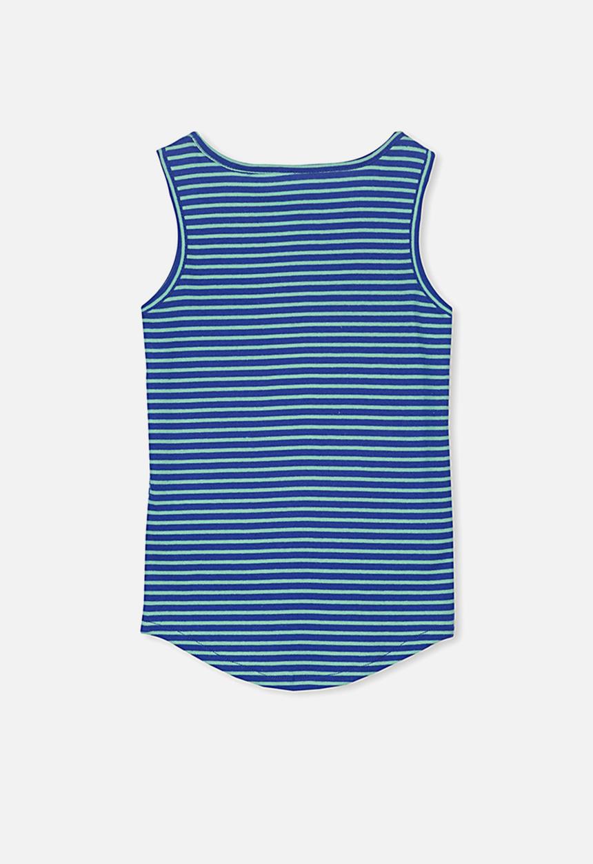 Cotton On - Brooke singlet  sleeveless - blue
