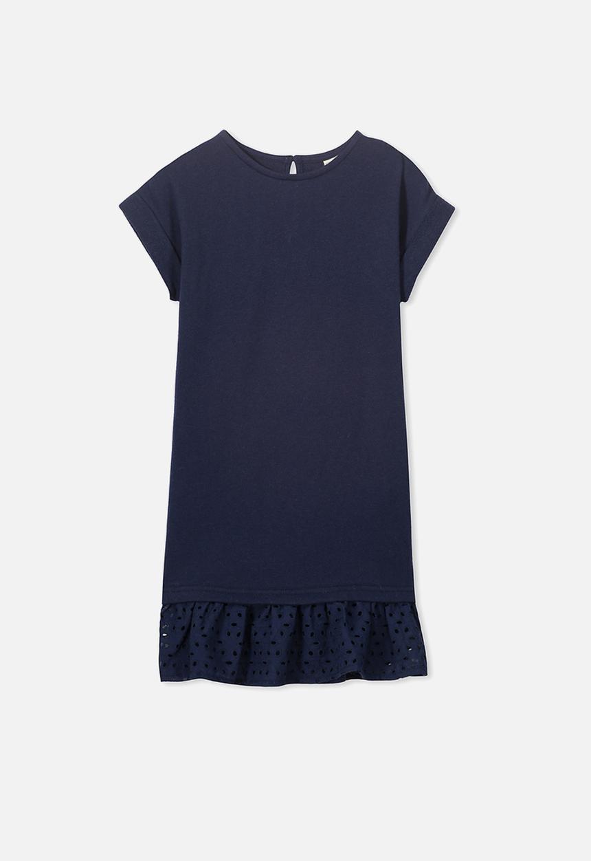 Cotton On - Sallianne short sleeve dress - navy 