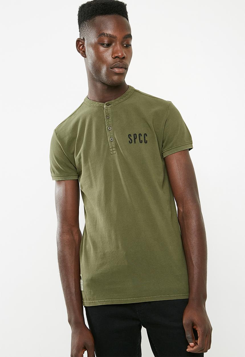 S.P.C.C - Overdyed pique golfer - green 