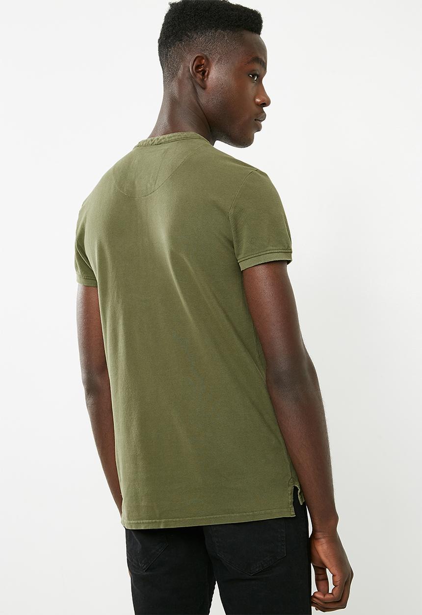 S.P.C.C - Overdyed pique golfer - green 