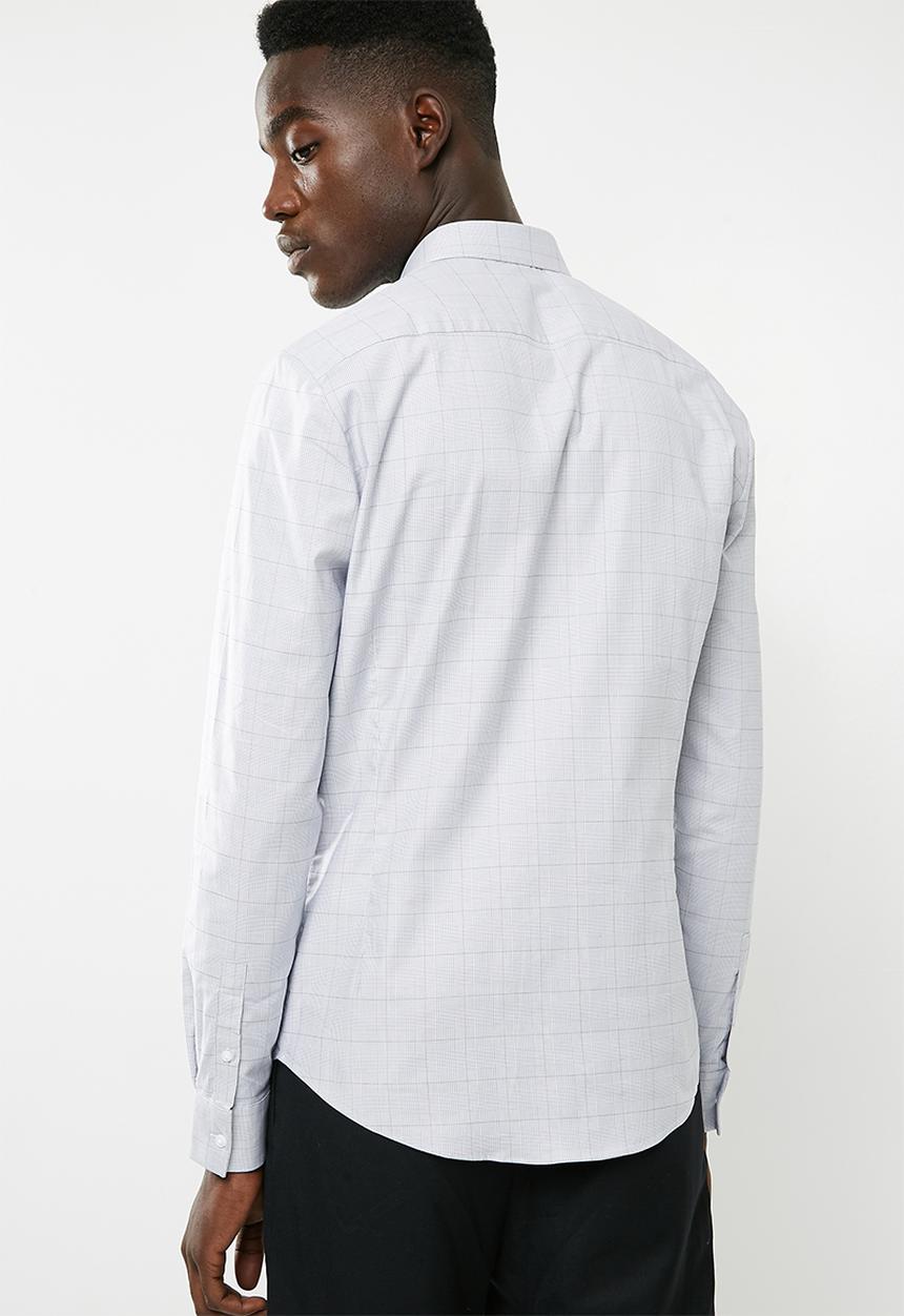 New Look - Double collar shirt - grey 