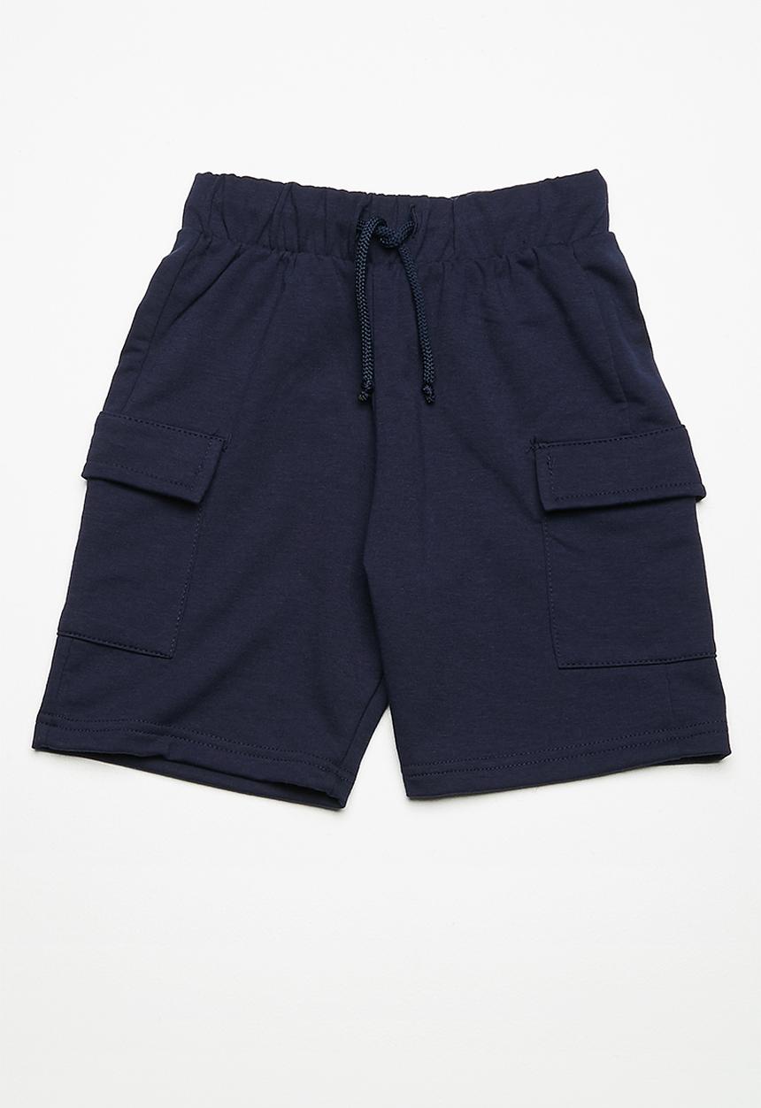 Superbalist - Draw cord utility shorts - navy
