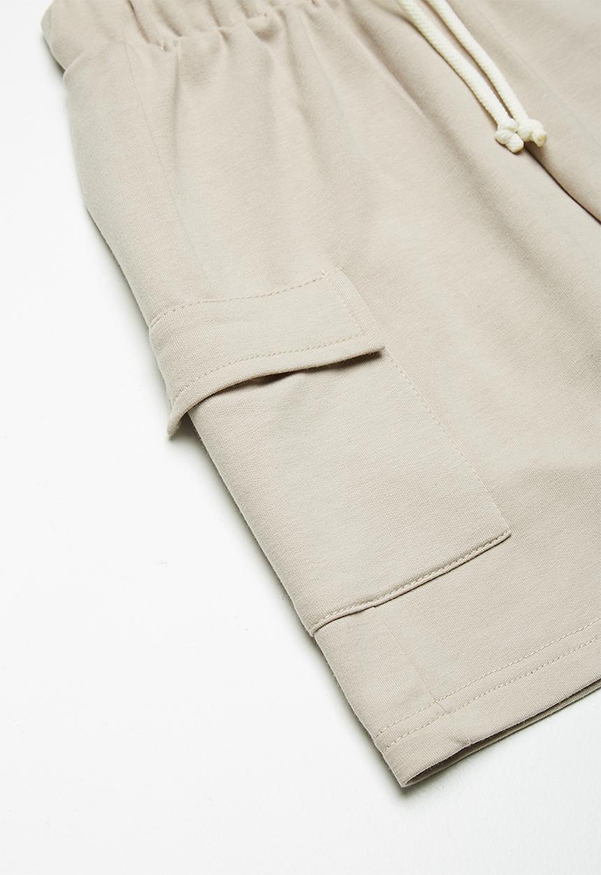 Superbalist - Draw cord utility shorts - beige 