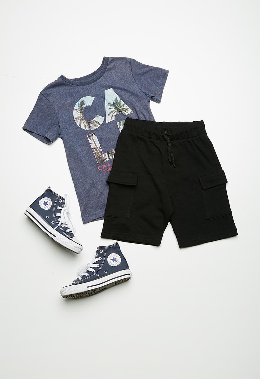 Superbalist - Draw cord utility shorts - black