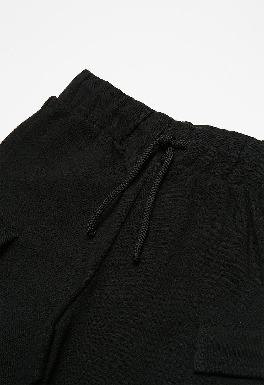 Superbalist - Draw cord utility shorts - black