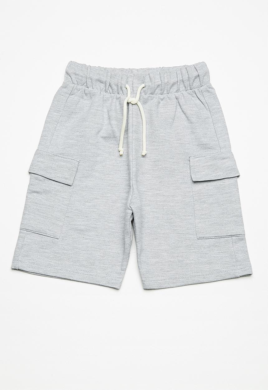 Superbalist - Draw cord utility shorts - grey 