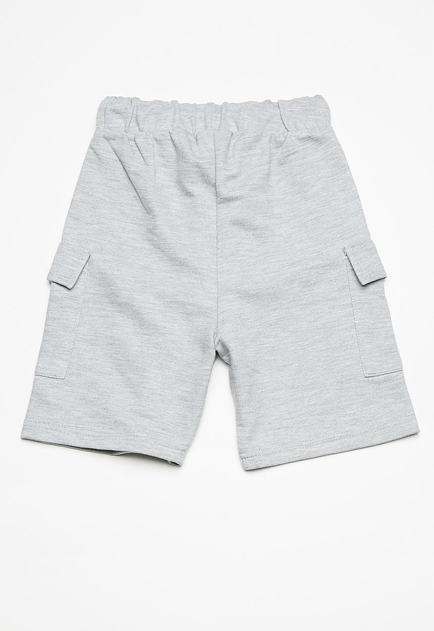 Superbalist - Draw cord utility shorts - grey 