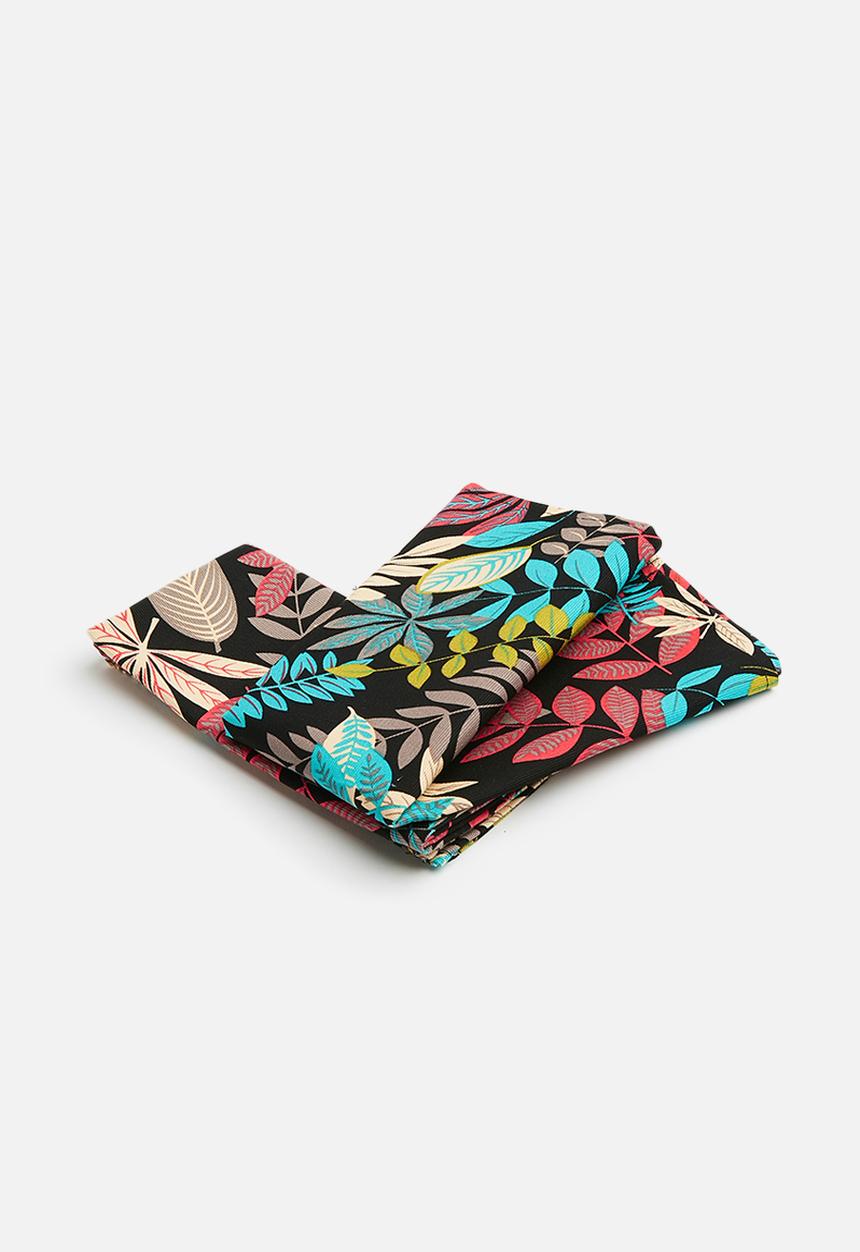Grey Gardens - Moon island napkin set of 2 - multi