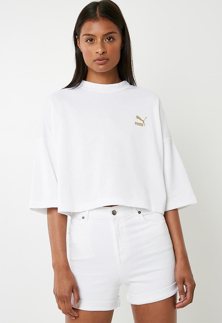 PUMA - Retro top Puma - white