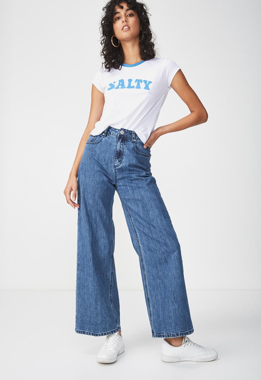 Cotton On - Tbar graphic tee - white