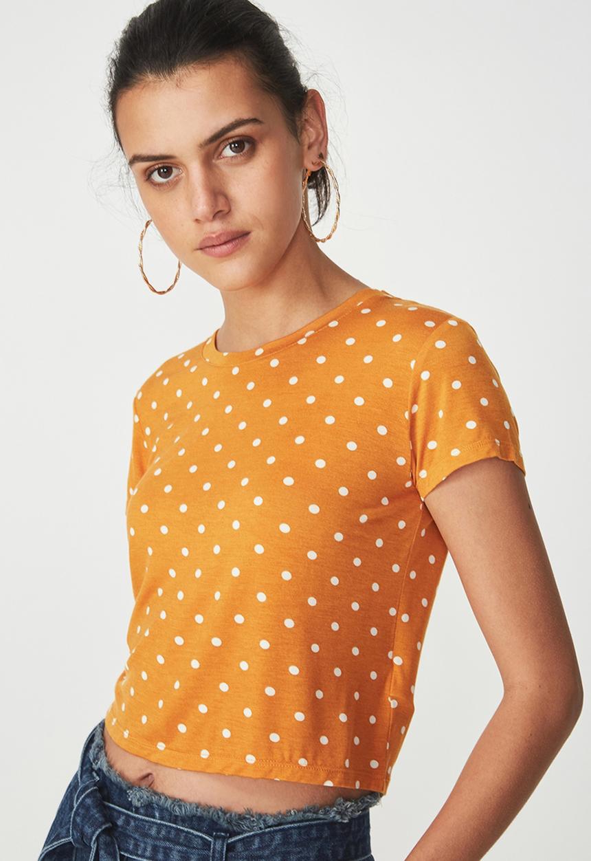 Cotton On - The baby tee - orange