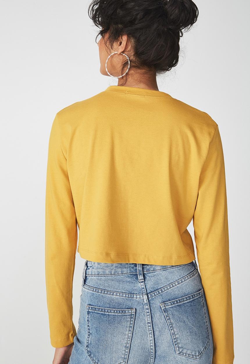 Cotton On - The urban long sleeve top - yellow