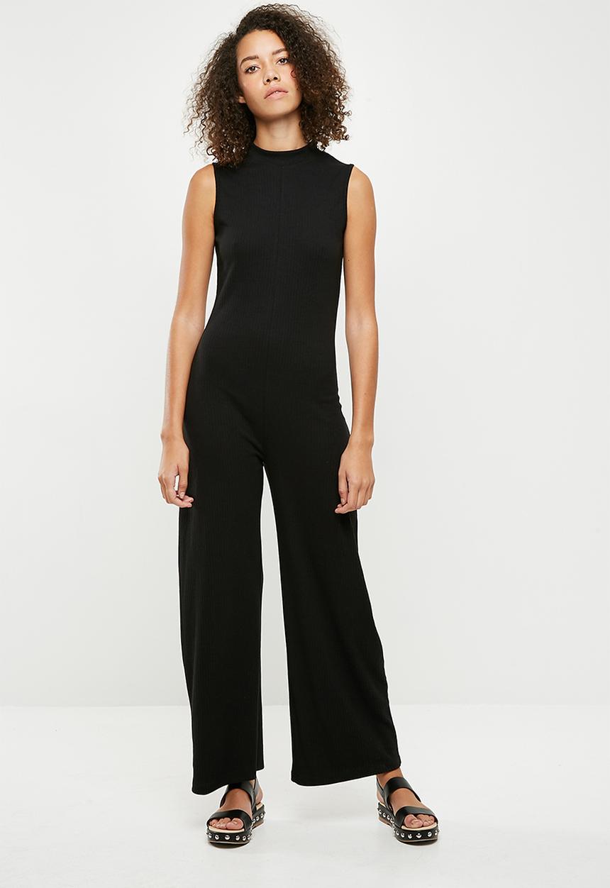 Missguided - High neck sleeveless jumpsuit - black 