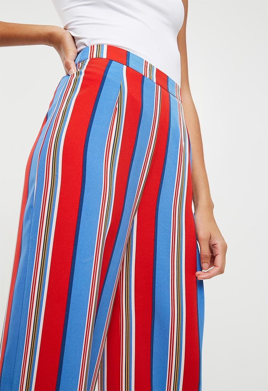 Missguided - Multi coloured striped wide leg trousers - multi 
