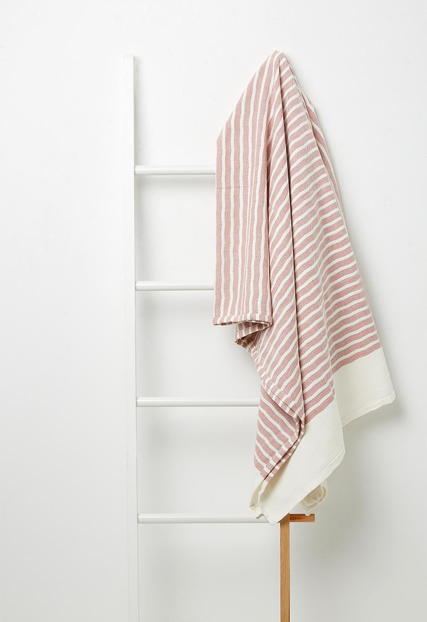 Hertex Haus - Laguna towel - salmon rust