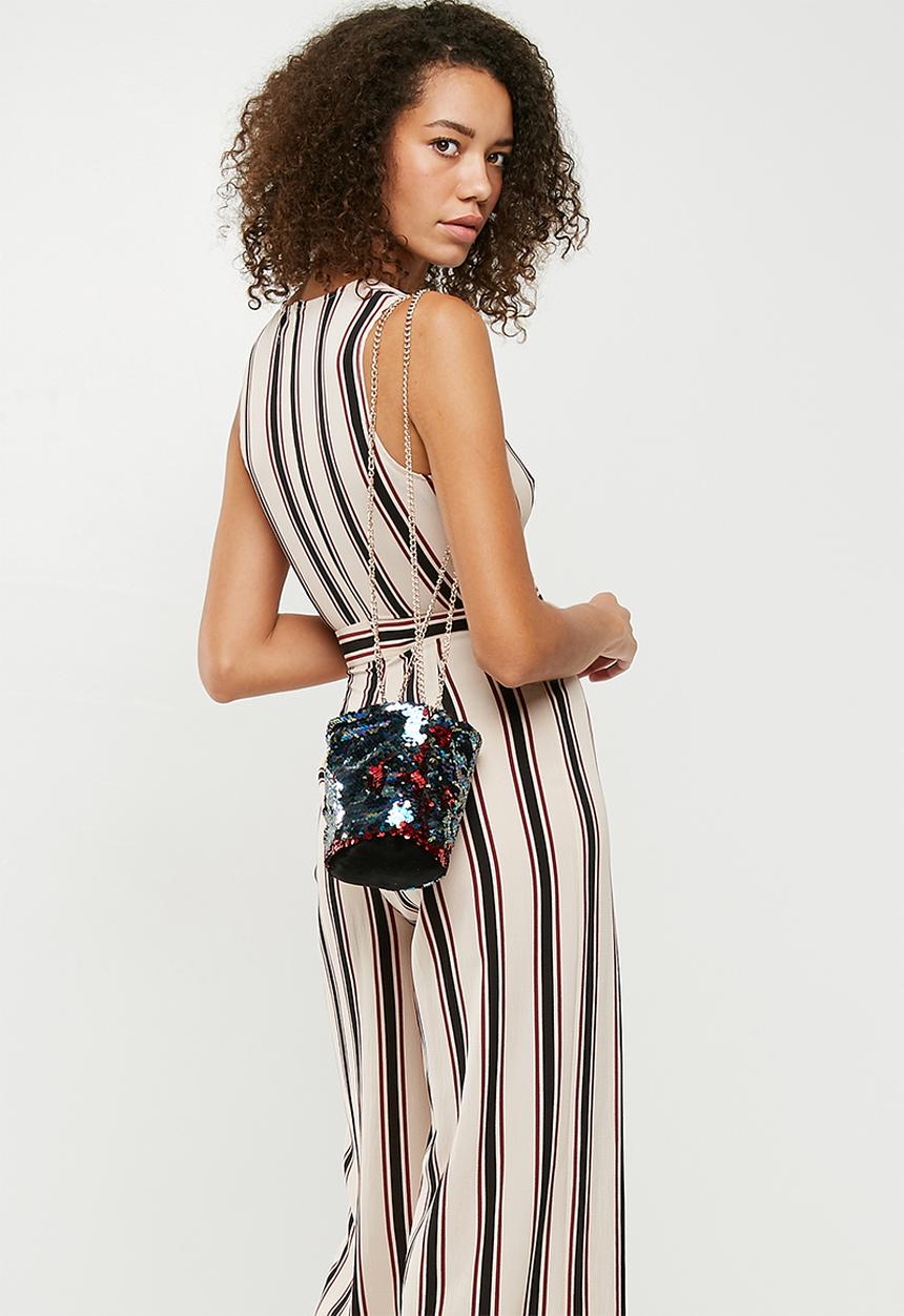 Missguided - Sequin cross body bag - multi