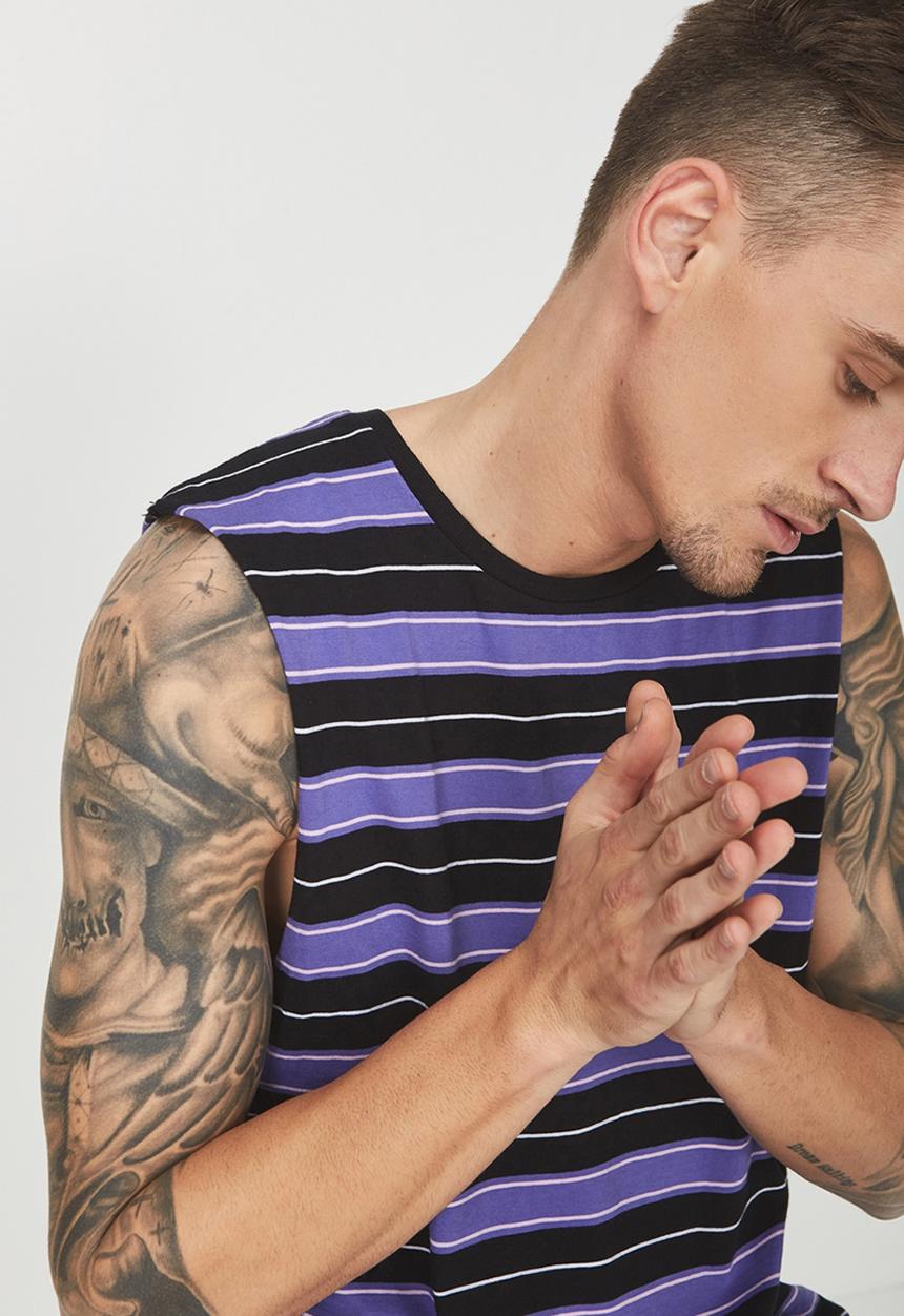 Cotton On - Tbar muscle tee - multi 
