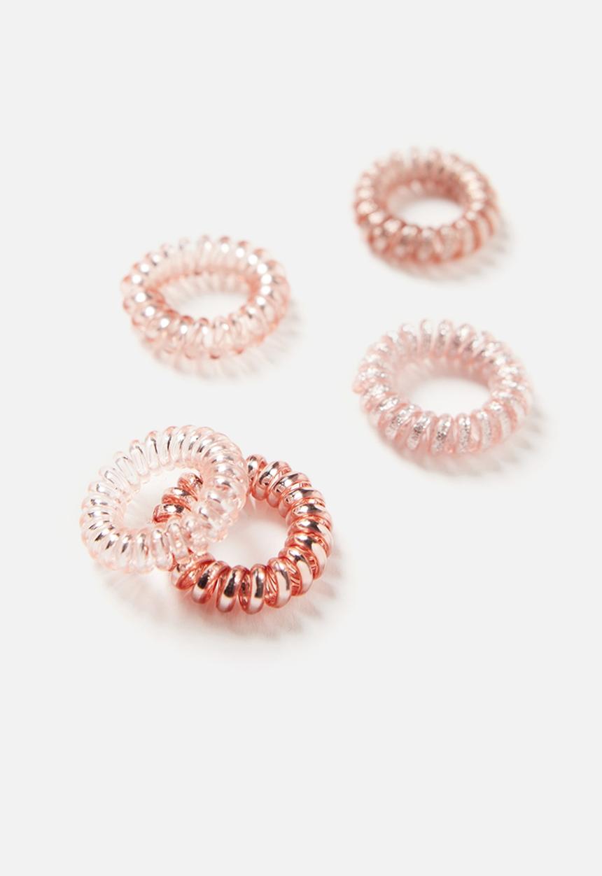 Cotton On - Kink free hair coils - rose gold