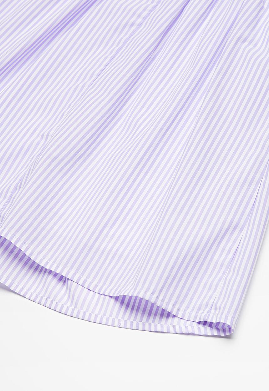 Superbalist - Fluted sleeve dress - purple & white 