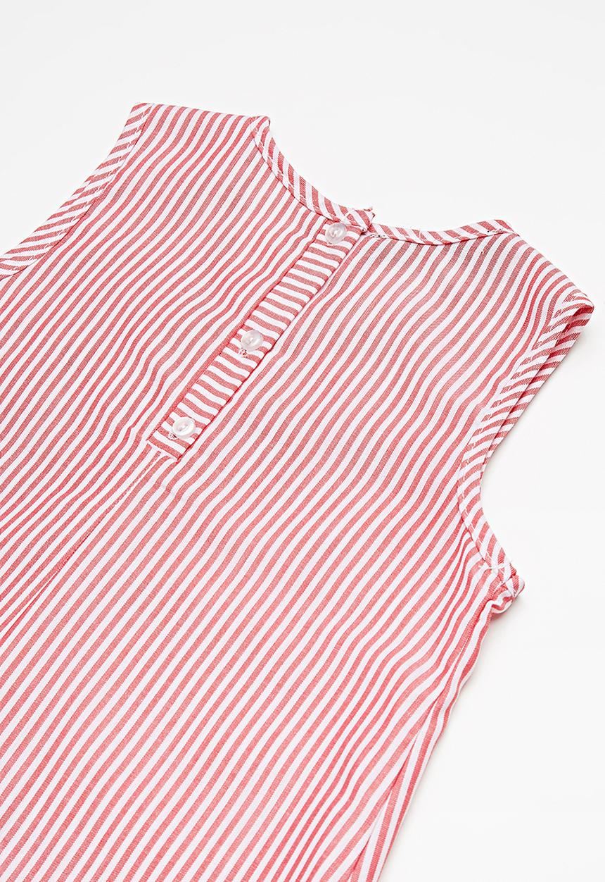 Superbalist - Bow shift dress - red & white