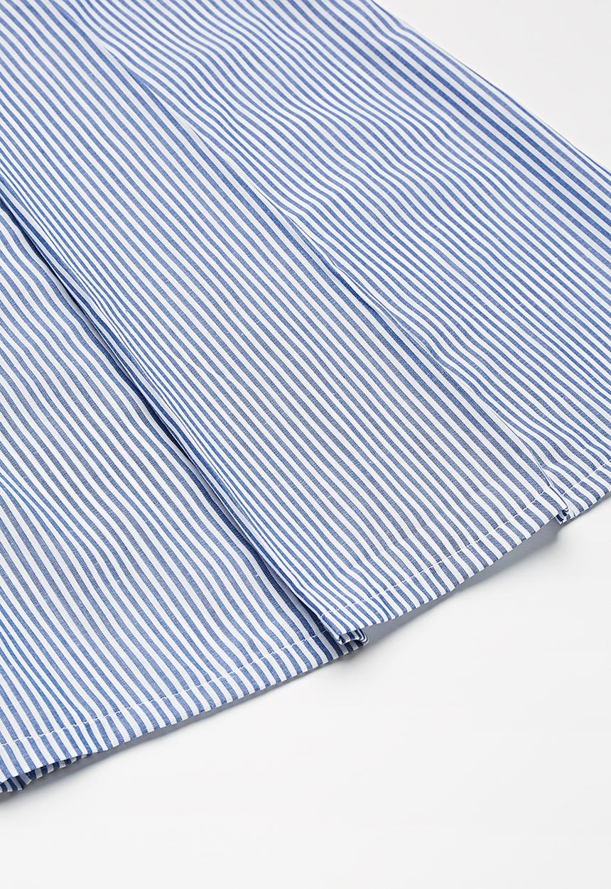 Superbalist - Bow shift dress - blue & white 