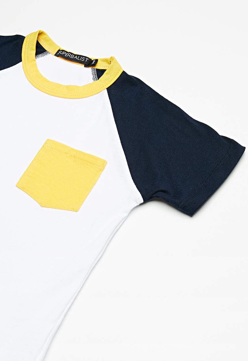 Superbalist - Kids boys 2 pack raglan tee - multi 