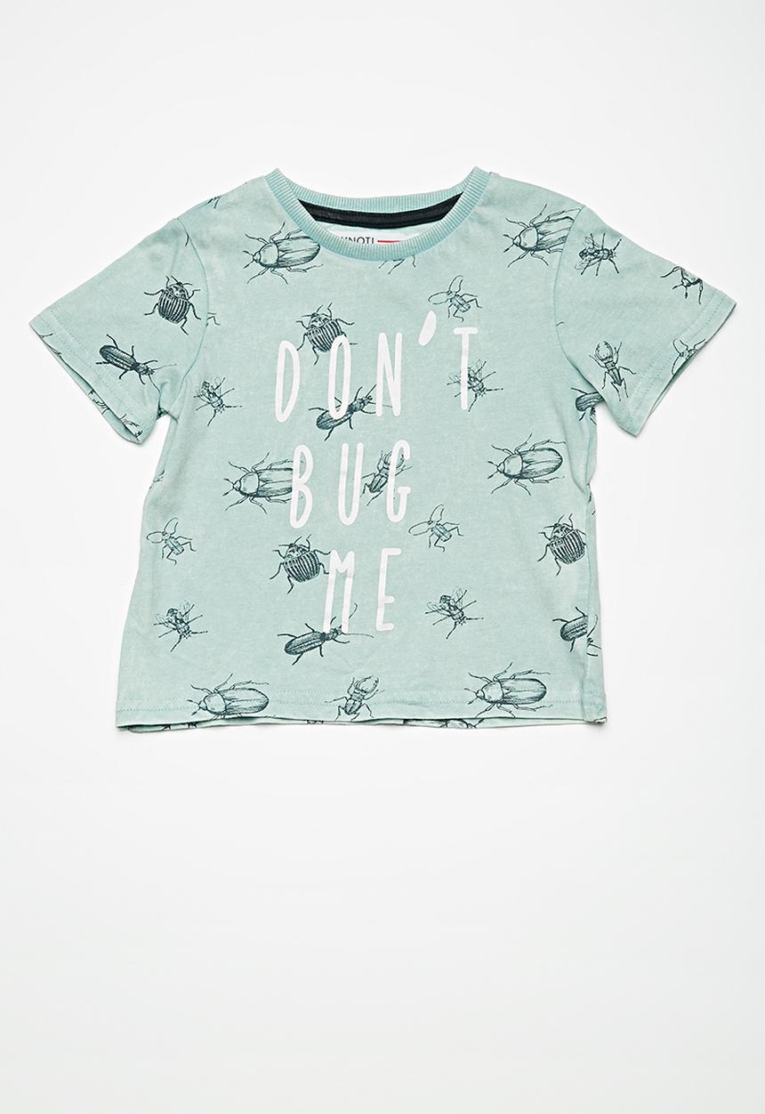 MINOTI - Kids boys bugs T-shirt - blue