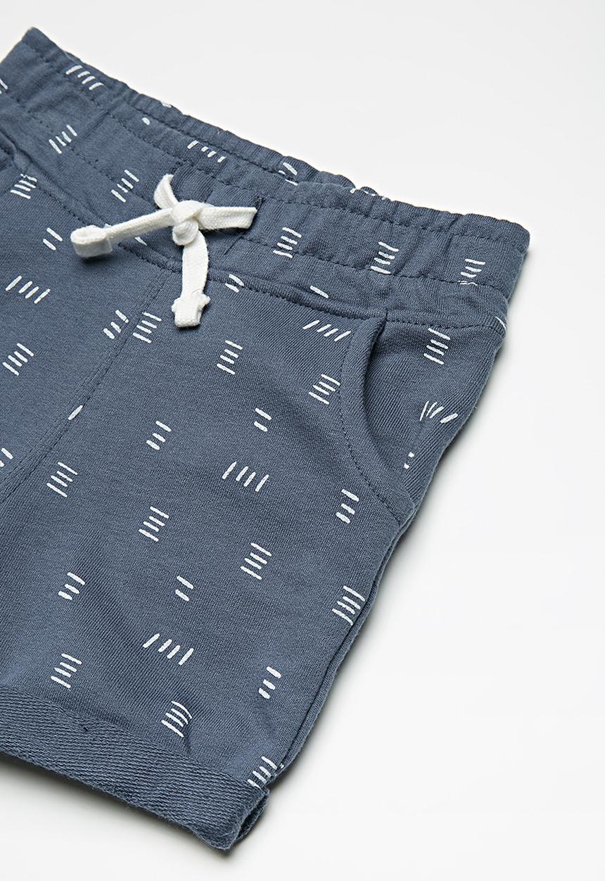 MINOTI - Kids boys fleece shorts - blue 
