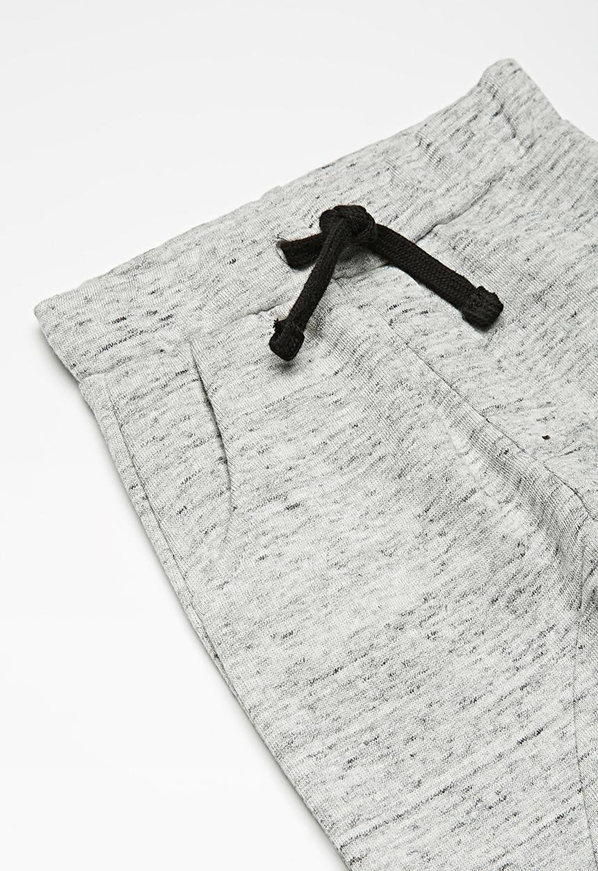 MINOTI - Kids boys marl jogger pants - grey 